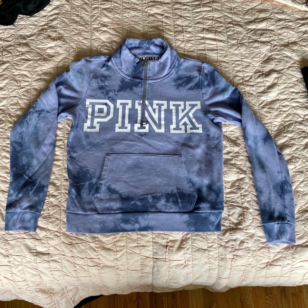 Tie dye pink hoodie